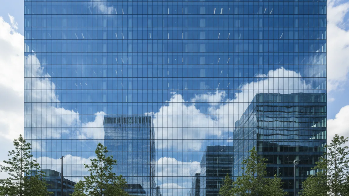 Imagen genérica de la fachada de un ayuntamiento o un gráfico que ilustra la reducción de deuda.