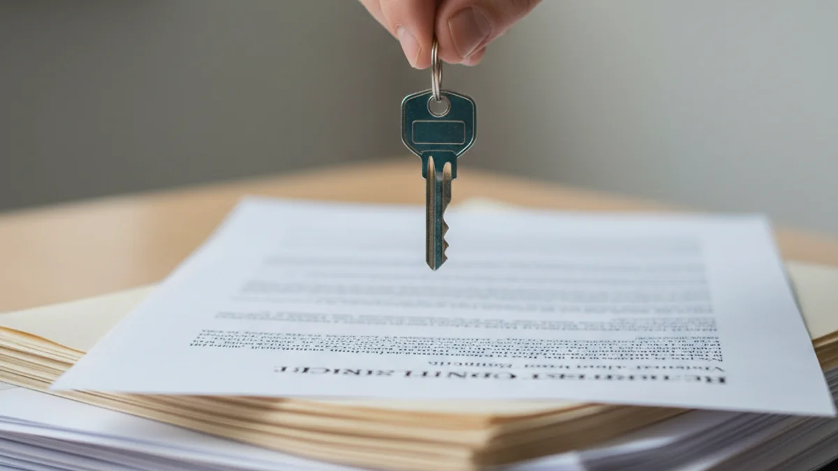 Imagen genérica de un contrato de alquiler o una llave sobre planos de vivienda, simbolizando la regulación.