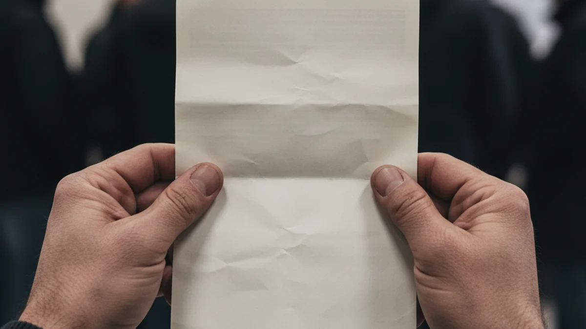 Una mano sosteniendo una factura de electricidad con un descuento resaltado, simbolizando la ayuda del bono social.