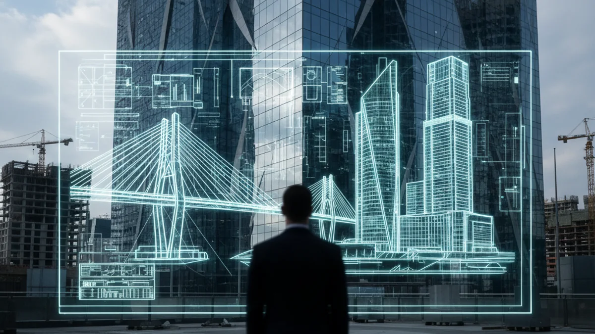 Imagen genérica de una oficina o un edificio en construcción, simbolizando el sector empresarial.