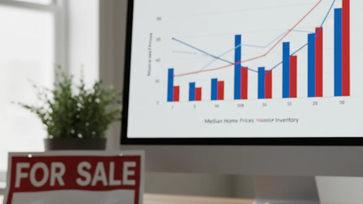 Gráfico que muestra el aumento de viviendas sin posesión en el mercado inmobiliario de Tarragona.