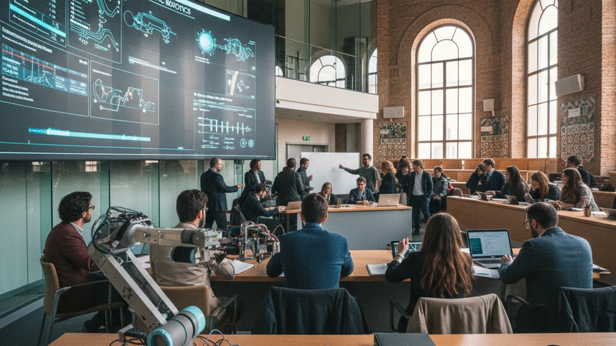 Imagen genérica de un entorno de innovación tecnológica y colaboración universitaria.