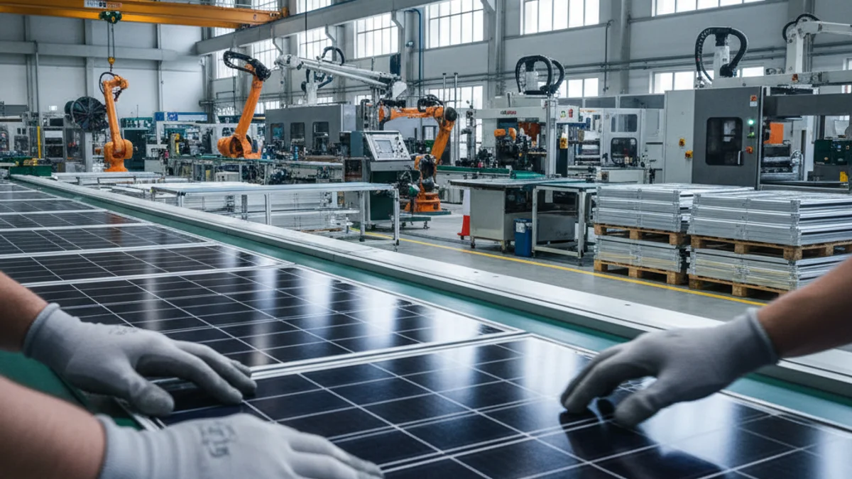 Representación abstracta de la competitividad económica global y la inversión en tecnología verde.