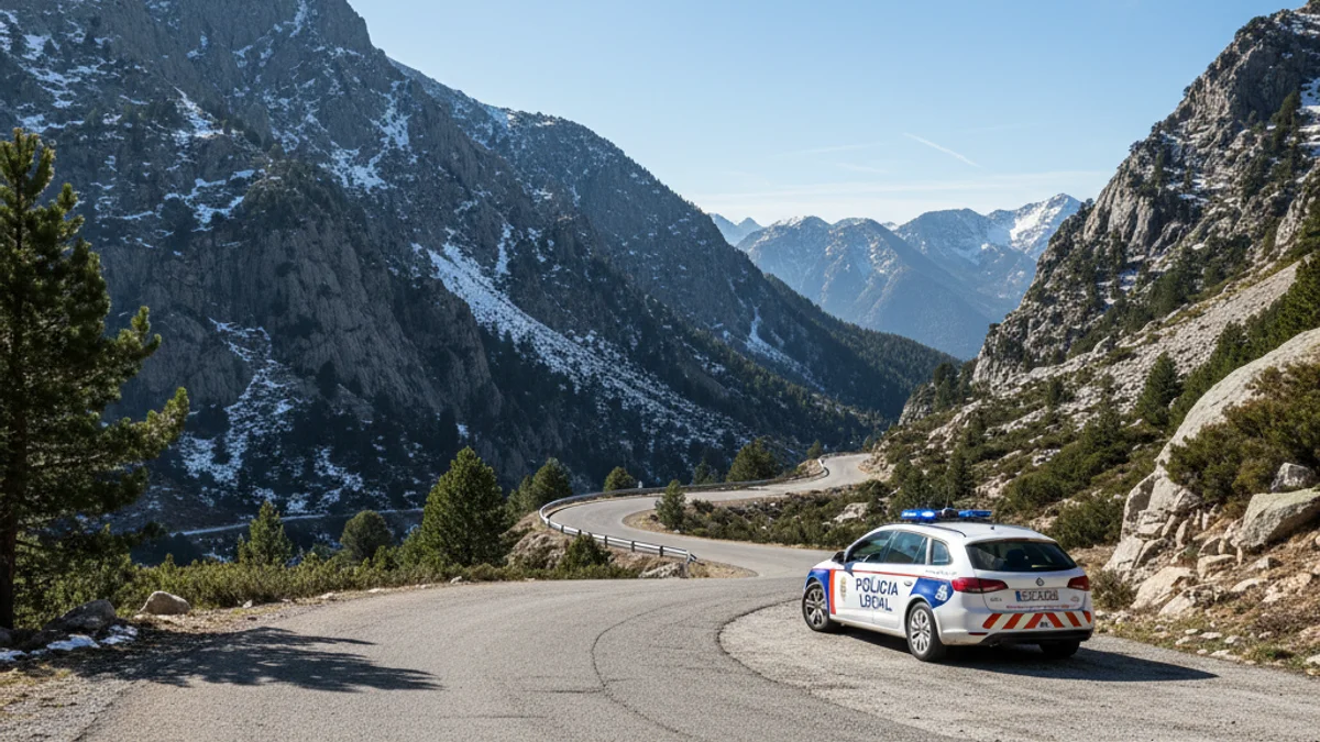 Imagen genérica de una carretera de montaña en los Pirineos que recibirá inversiones de mantenimiento.