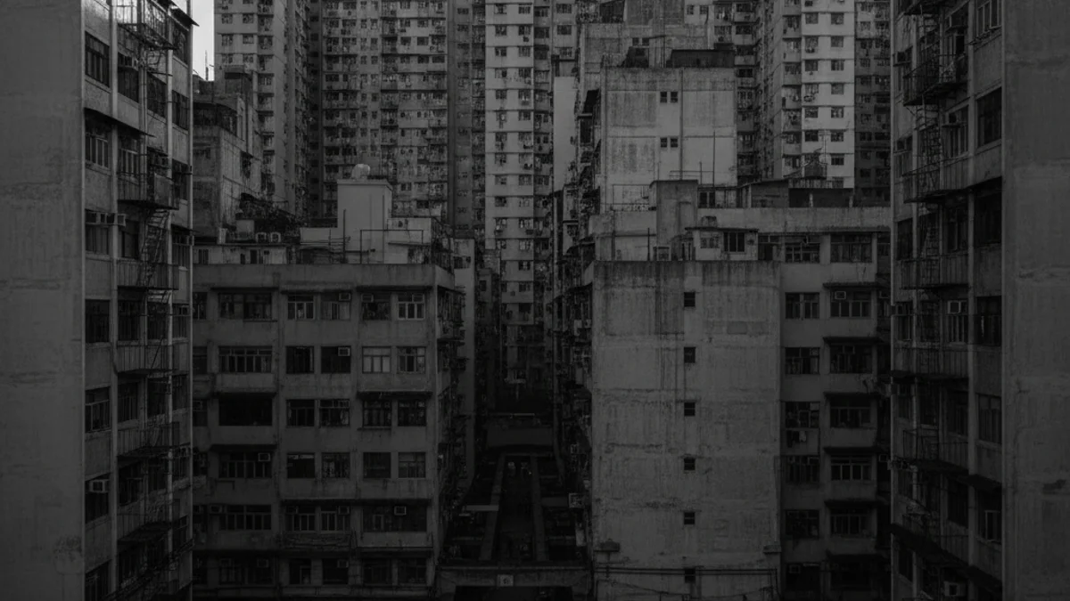 Imagen genérica de un barrio residencial con edificios de viviendas, simbolizando la escasez de oferta.