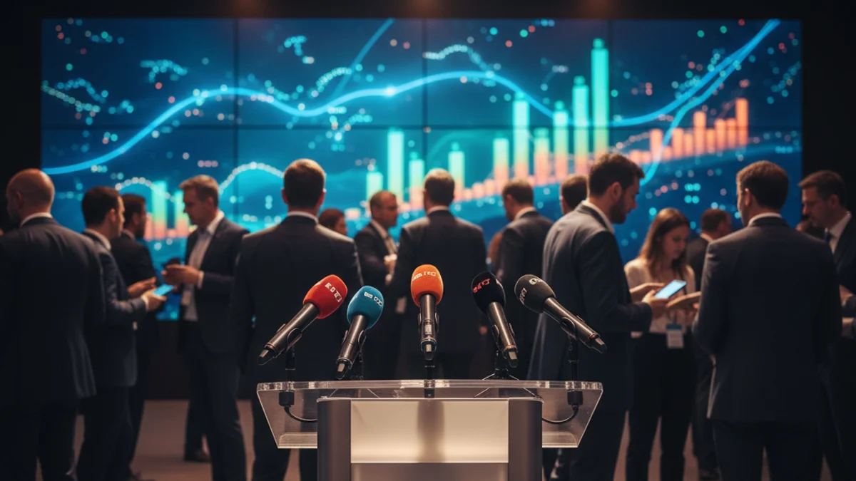 Imagen genérica de un entorno tecnológico y empresarial durante un congreso internacional.