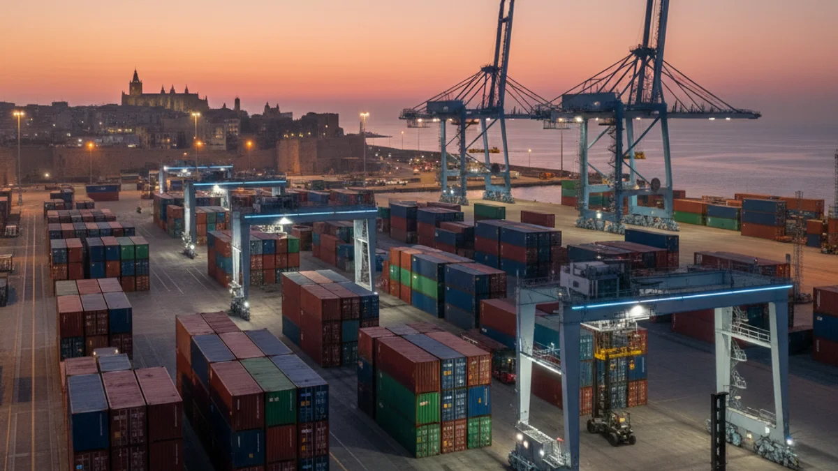 Imagen genérica de las instalaciones logísticas del Puerto de Tarragona.