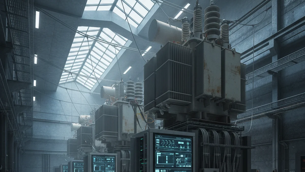 Imagen genérica de una infraestructura eléctrica modernizada con sistemas de control digital.