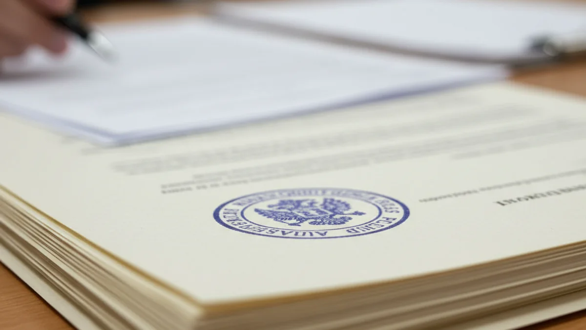 Documentos legales o papeles oficiales sobre un escritorio, simbolizando un recurso judicial.