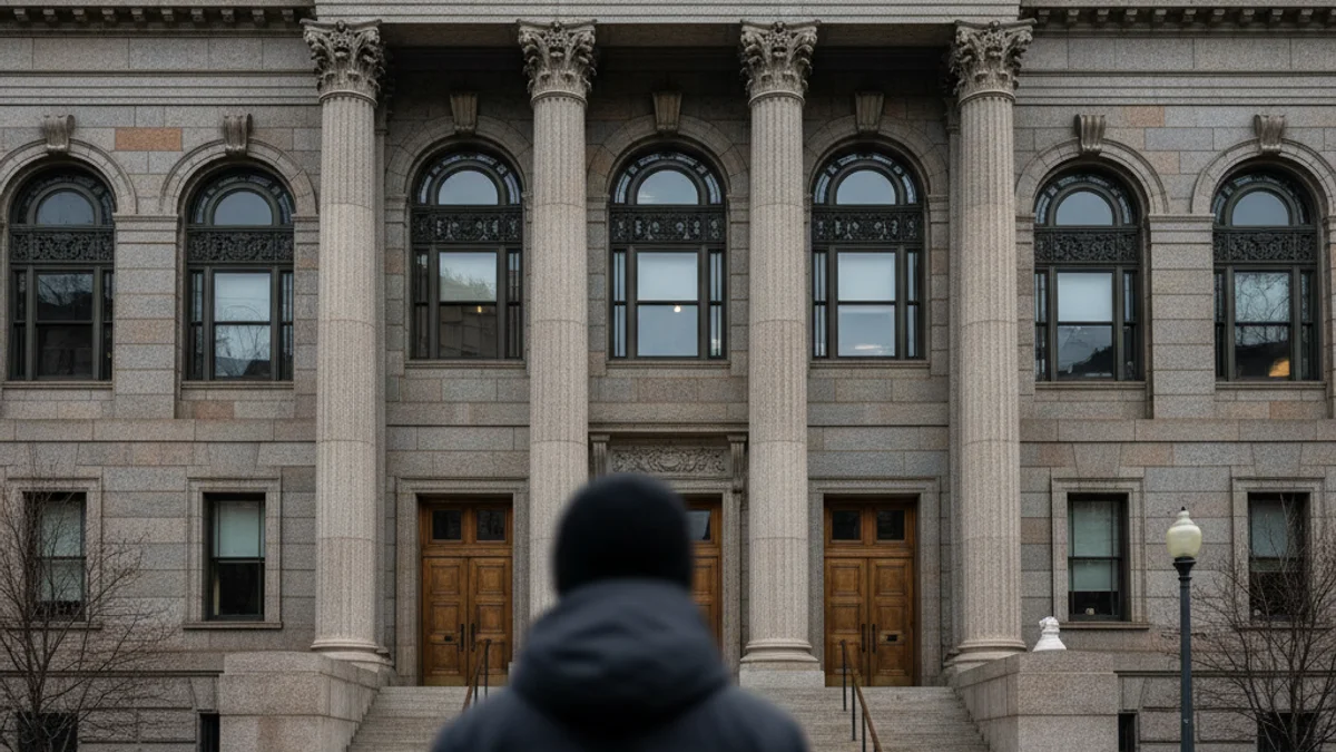 Imagen genérica de una fachada judicial o de un edificio administrativo, simbolizando un litigio legal.
