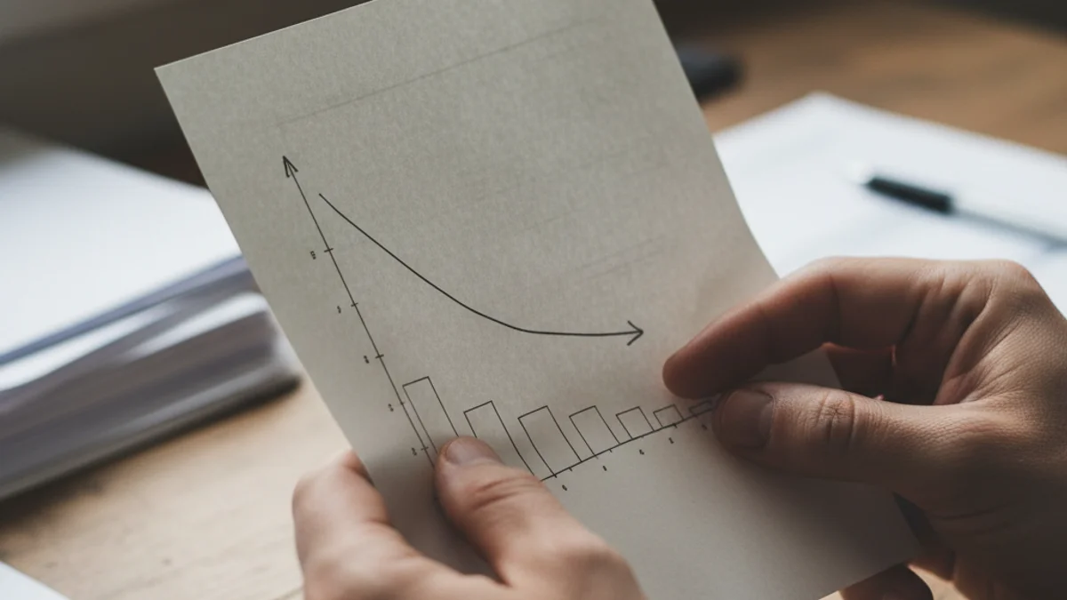 Gráfico económico que muestra una tendencia a la baja en los datos de desempleo en la demarcación de Tarragona.