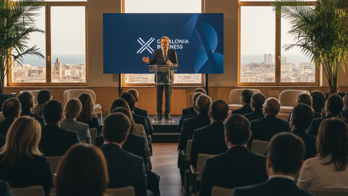 Imagen genérica de una conferencia empresarial en Tortosa.