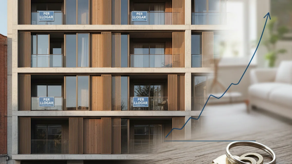 Imagen genérica de unas llaves de una vivienda sobre una mesa con un fondo desenfocado.