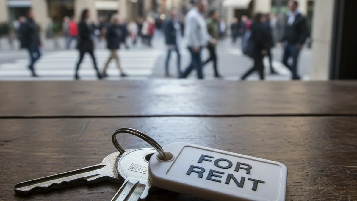Imagen genérica de unas llaves de casa sobre una mesa de madera.