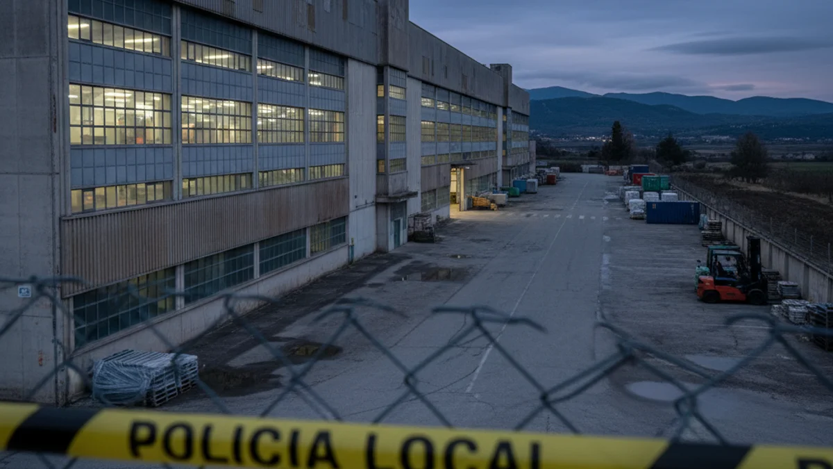 Imagen genérica de una planta industrial de fabricación de cartón y embalajes.