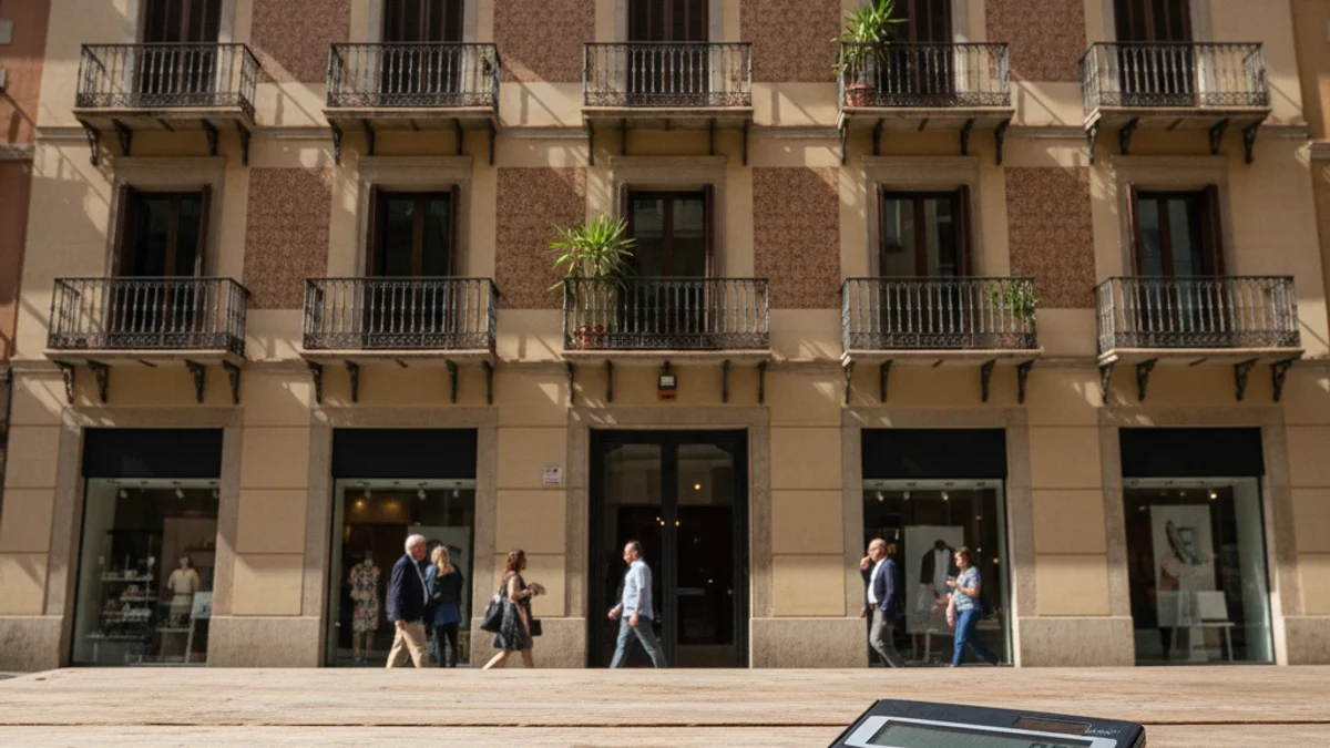 Imagen genérica de unas llaves de casa y una calculadora sobre una mesa.