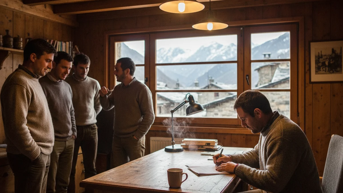 Imagen genérica de una oficina rural donde se tramitan ayudas económicas.