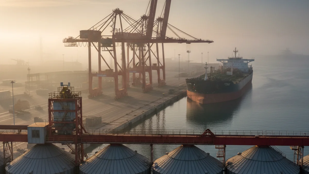Imagen genérica de las instalaciones industriales y un buque de carga en el Puerto de Tarragona.