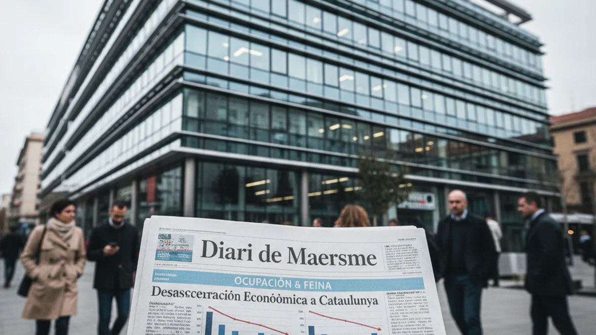 Imagen genérica de un gráfico de empleo en una pantalla digital.