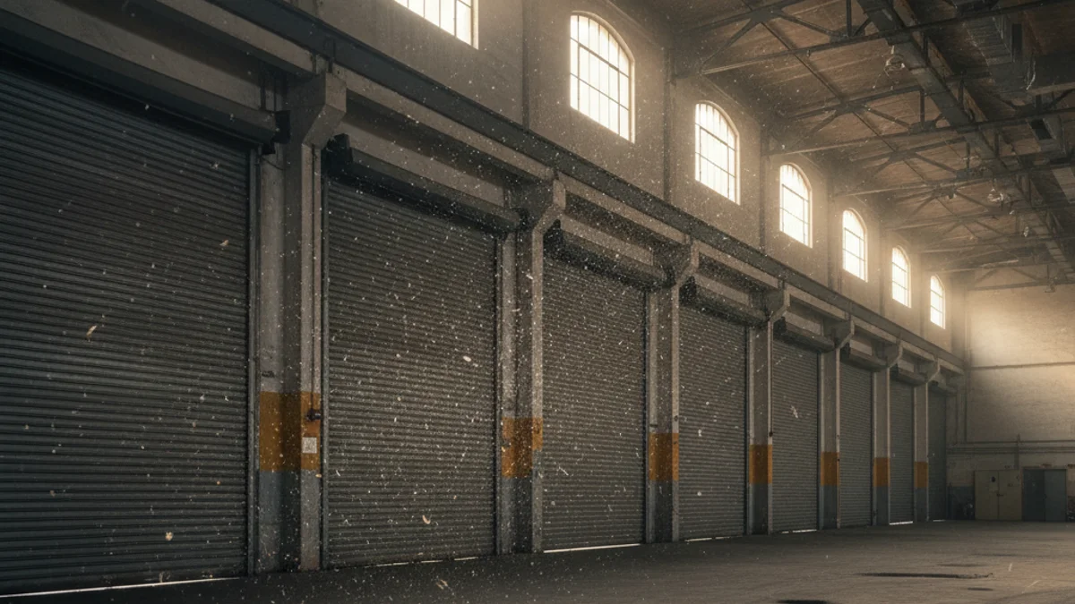 Imagen genérica de una nave industrial vacía preparada para una nueva actividad económica.