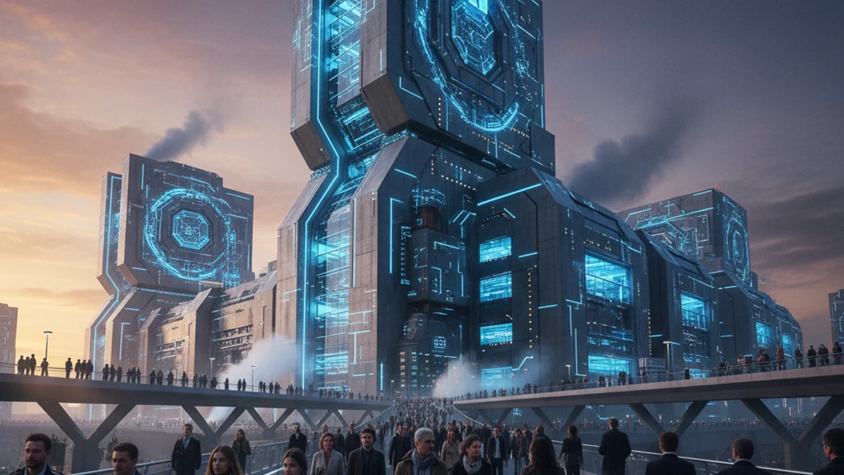 Imagen genérica de una instalación tecnológica de alta generación dedicada a la inteligencia artificial.