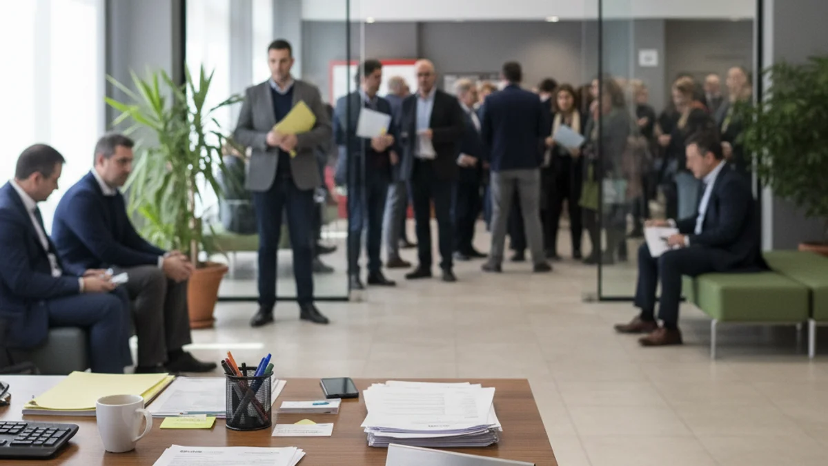 Imagen genérica de una oficina de atención al ciudadano para la búsqueda de empleo.