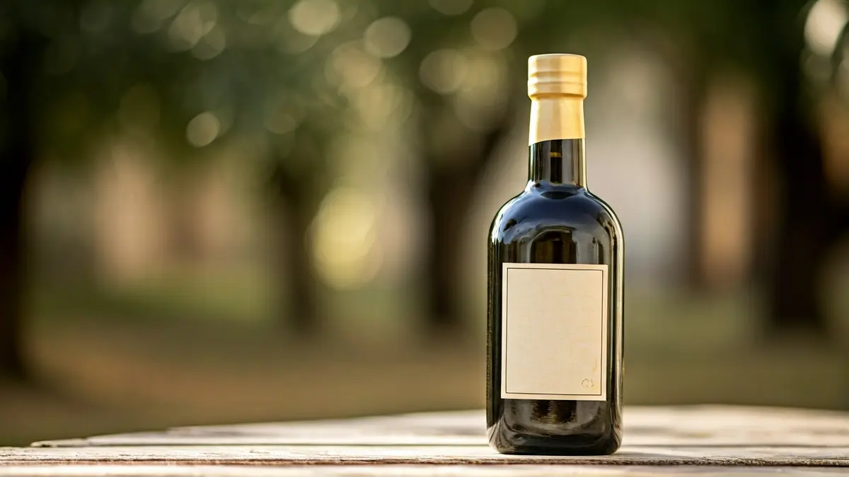 Generic image of an extra virgin olive oil bottle.