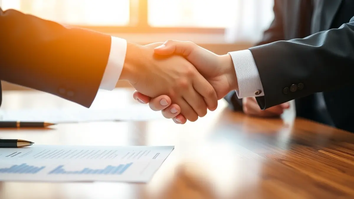 Generic image of a labor agreement or negotiation.