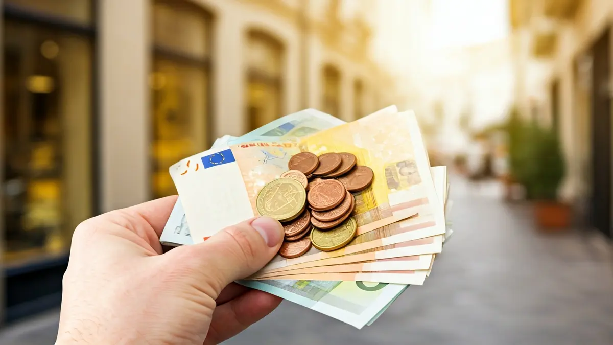 Imagen genérica de dinero en efectivo, representando ahorro y compras.