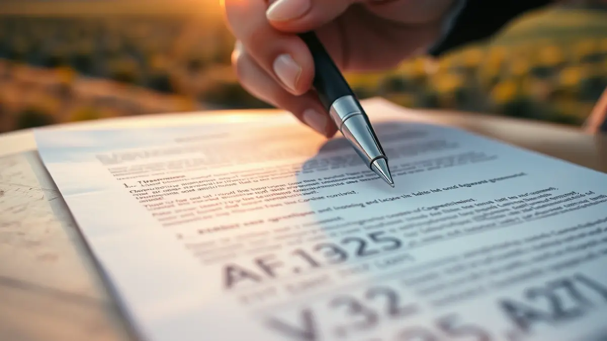 Generic image of a hand signing a document, symbolizing financial agreements and deferrals.