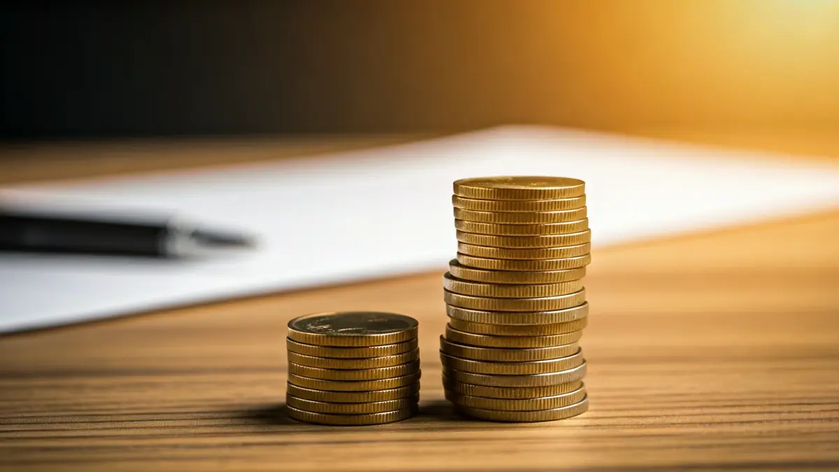 Imagen genérica de monedas y billetes de euro sobre una mesa, simbolizando deuda y pagos.