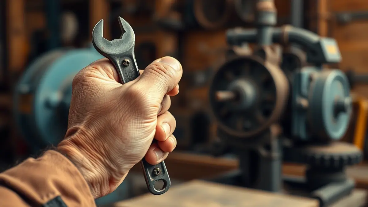 Generic image: Hands of a mechanic, symbolizing skilled trades and the issue of generational replacement.