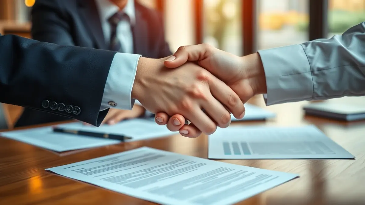 Generic image of a business training and collaboration scenario.