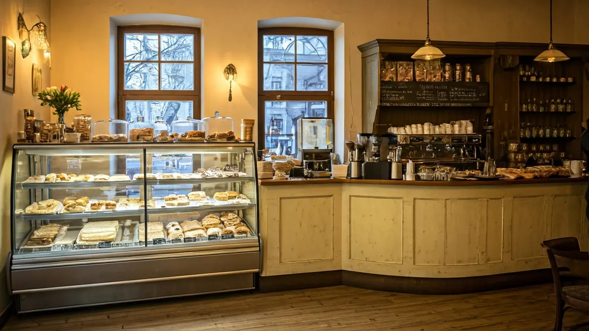 Imagen genérica de un café bar con desayunos y tapas.