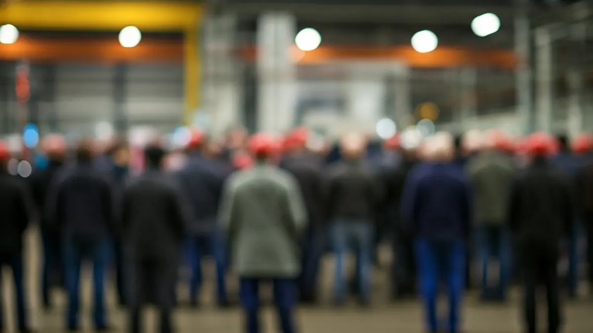Imagen genérica de una movilización inicial en una huelga de trabajadores de CAF.