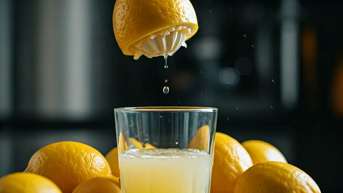 Imagen genérica de limones y zumo, simbolizando la nueva producción de la fábrica.