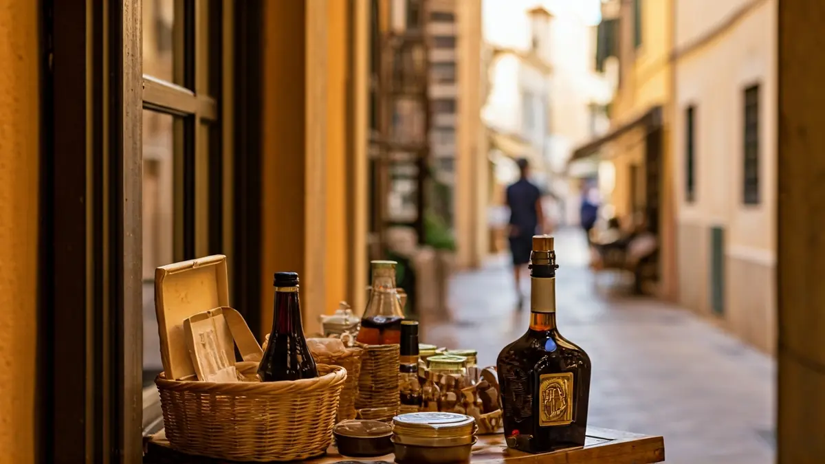 Generic image of a local shop window in an Andalusian city.