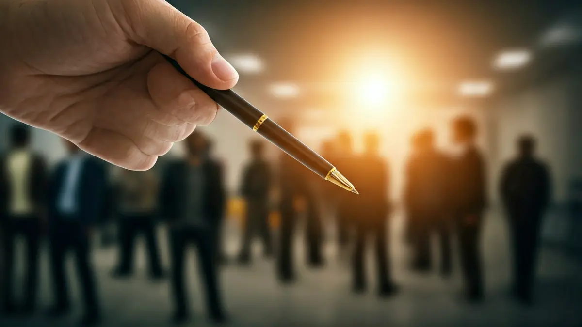 Imagen genérica de una mano señalando un gráfico de descenso en una pantalla de ordenador, simbolizando la caída del desempleo.