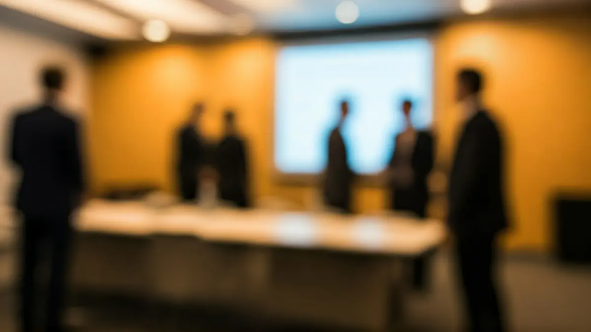 Imagen genérica de una reunión de negocios internacional, con personas estrechando manos en una sala de conferencias.