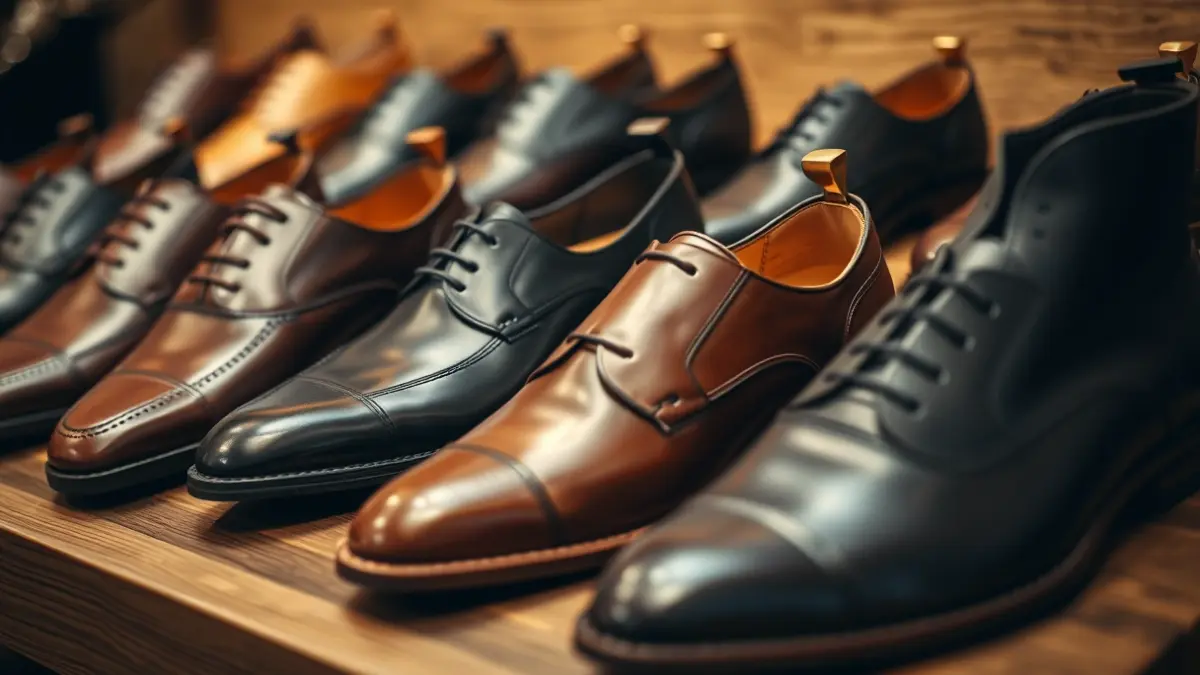 Imagen genérica de zapatos de cuero de alta calidad, representando la industria del calzado.