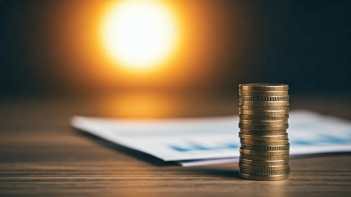 Imagen genérica de una pila de monedas de euro y documentos financieros, simbolizando la deuda y gestión empresarial.