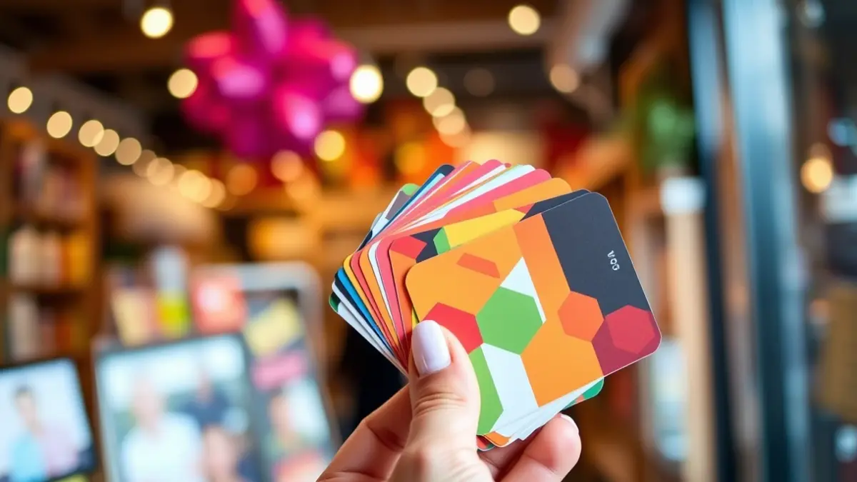 Imagen genérica de bonos de consumo o tarjetas de regalo, representando el impulso al comercio local.