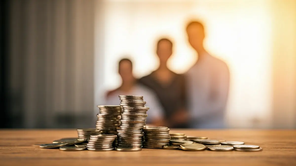 Generic image of euro coins and banknotes, symbolizing financial aid.