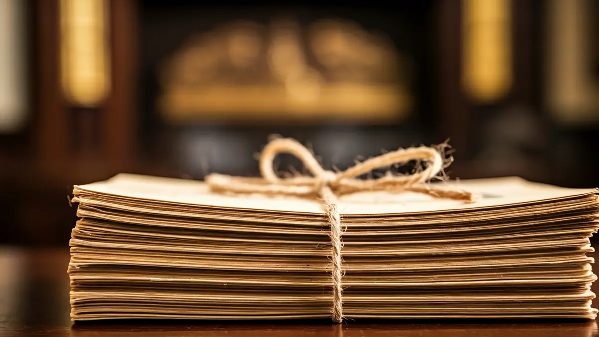 Imagen genérica de documentos oficiales relacionados con herencias o trámites burocráticos.