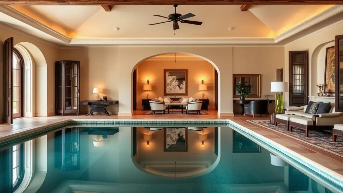 Image of a boutique hotel with a pool and inviting spaces.