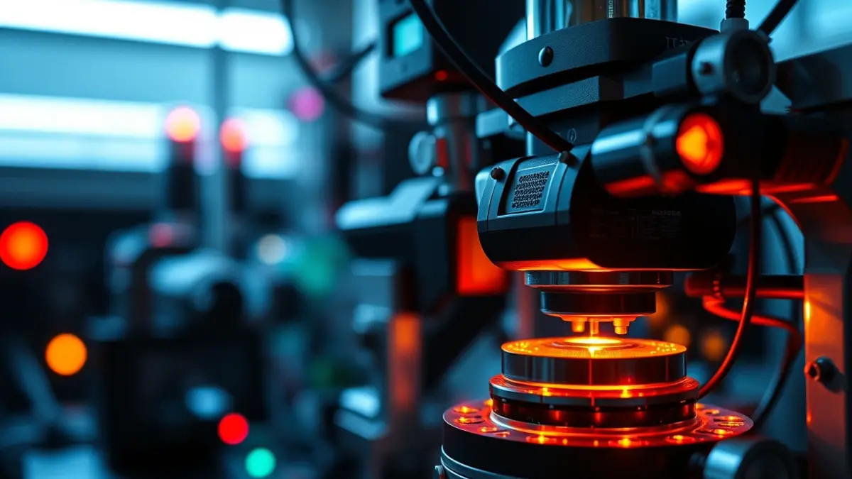 Imagen genérica de un instrumento científico de alta precisión en un laboratorio.