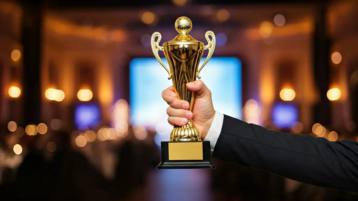 Imagen genérica de un trofeo de premios