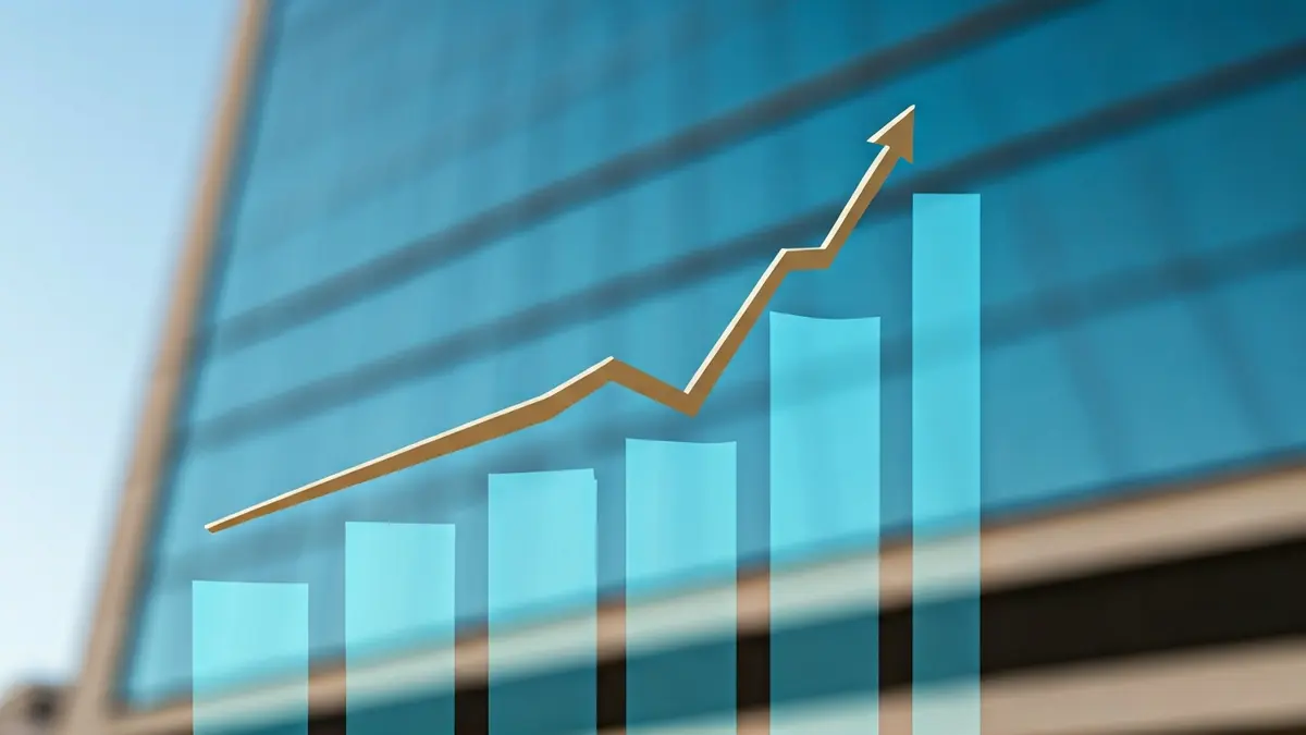 Imagen genérica de un gráfico de barras con tendencia ascendente, simbolizando el crecimiento económico.