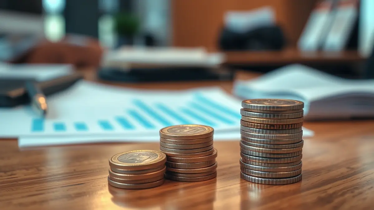 Generic image of coins and financial documents, symbolizing the underground economy.