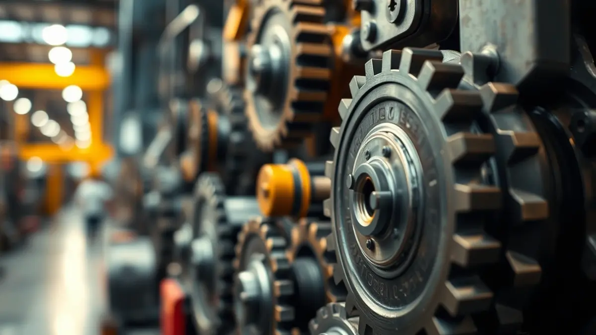 Imagen genérica de maquinaria industrial en una fábrica.